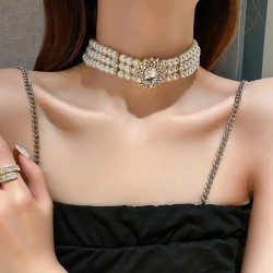 Colier cu perle Monroe diamond