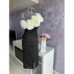 Rochie Luxury white Roses