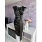 Rochie Miss Black Feathers
