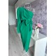 Rochie Luxury Green Bow