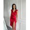 Rochie din satin Red Feathers new
