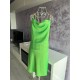 Rochie verde cu lant