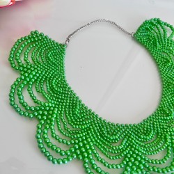 Colier Green Perlas